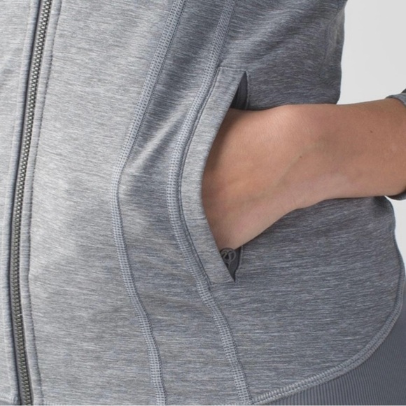 Lululemon Daily Practice Jacket, Heathered Slate - Picture 7 of 8